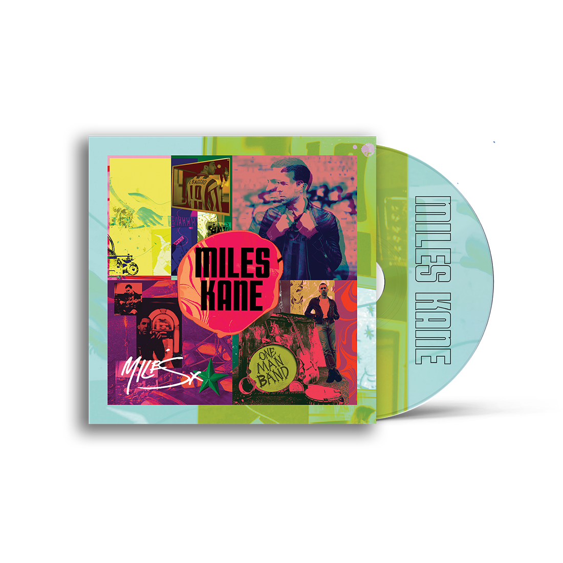 Miles Kane - One Man Band Alt Art Signed  CD - Bonus Live Tracks