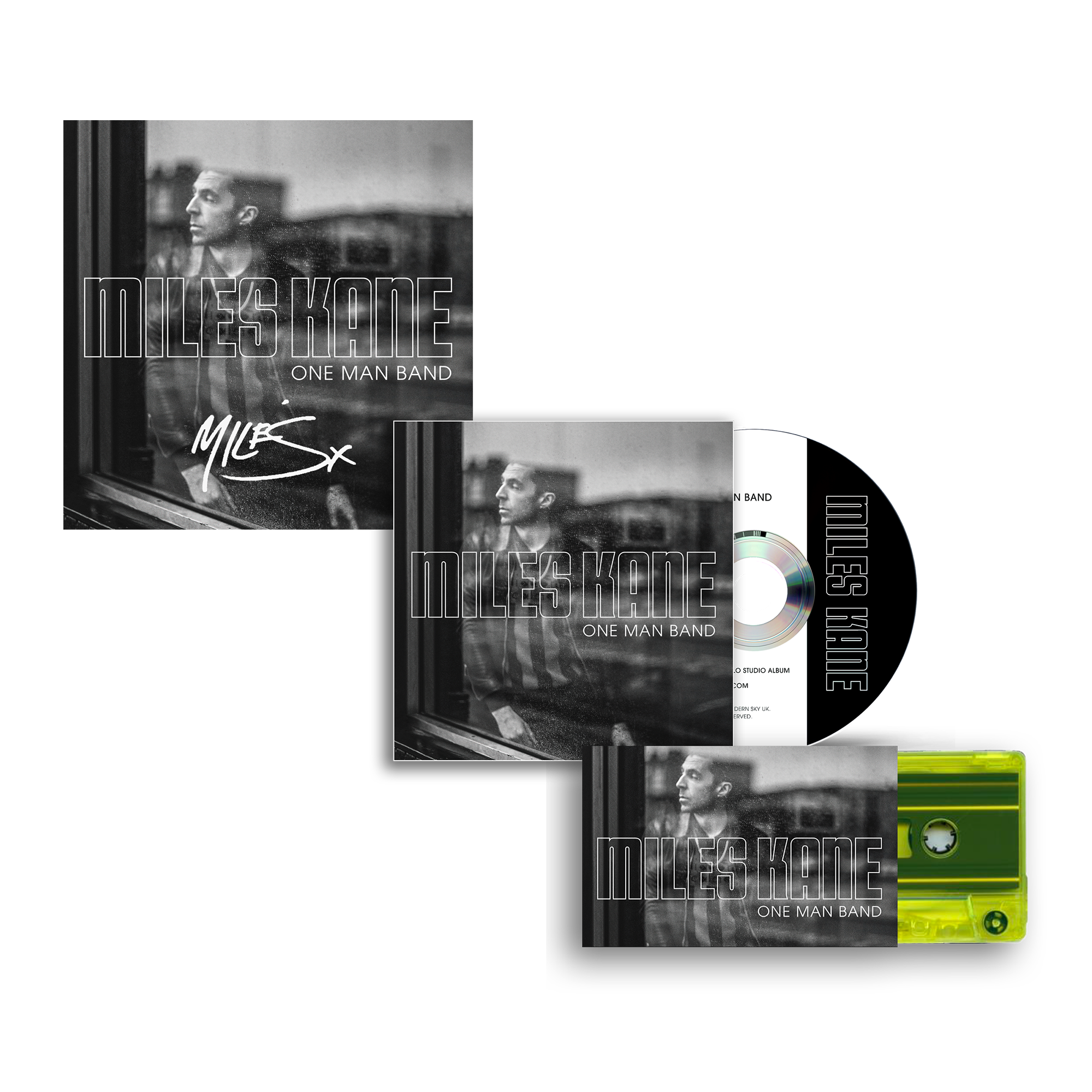 Standard CD + Cassette (Yellow/Black) Bundle + Signed Print